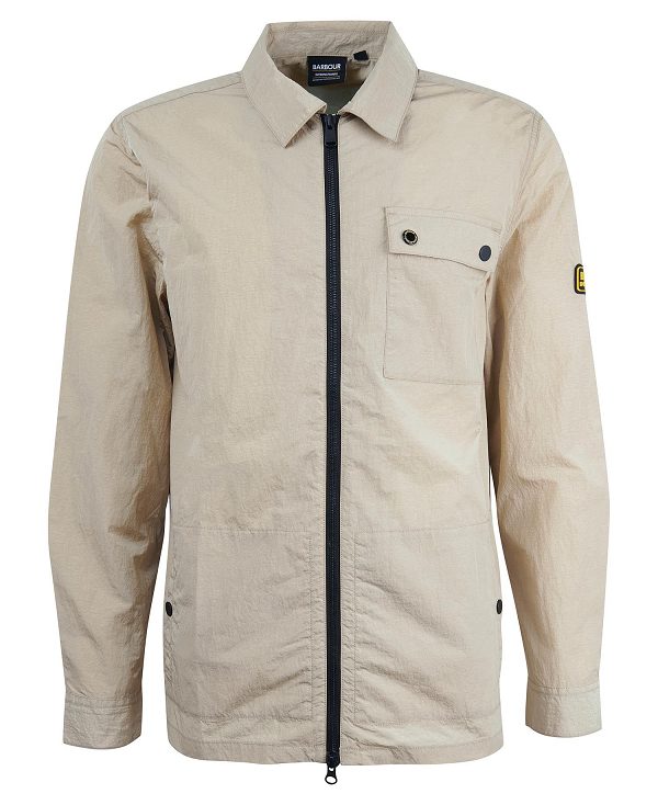 Barbour Inlet Regular Fit Overshirt Lysegrå | BABO87646