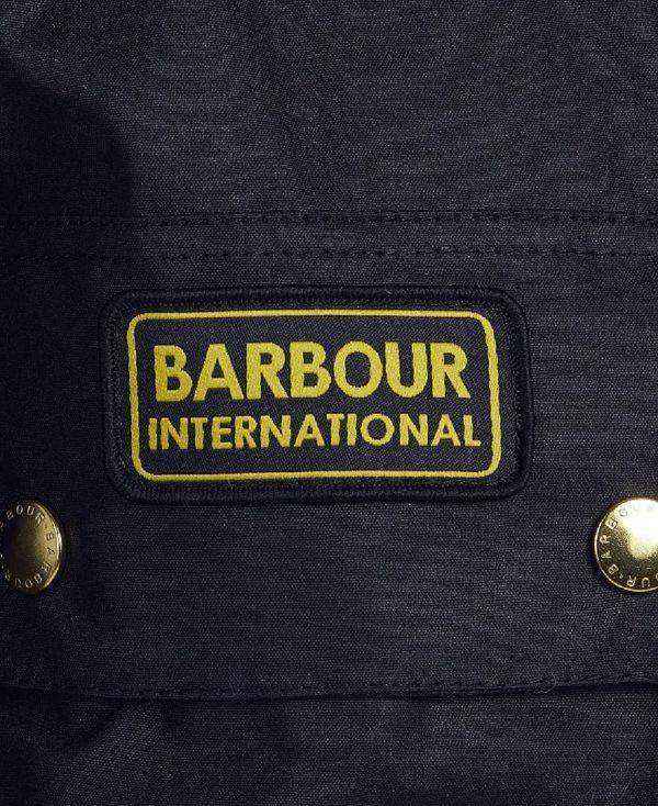 Barbour International Original Waxed Jacket Mørkeblå | BABO87156