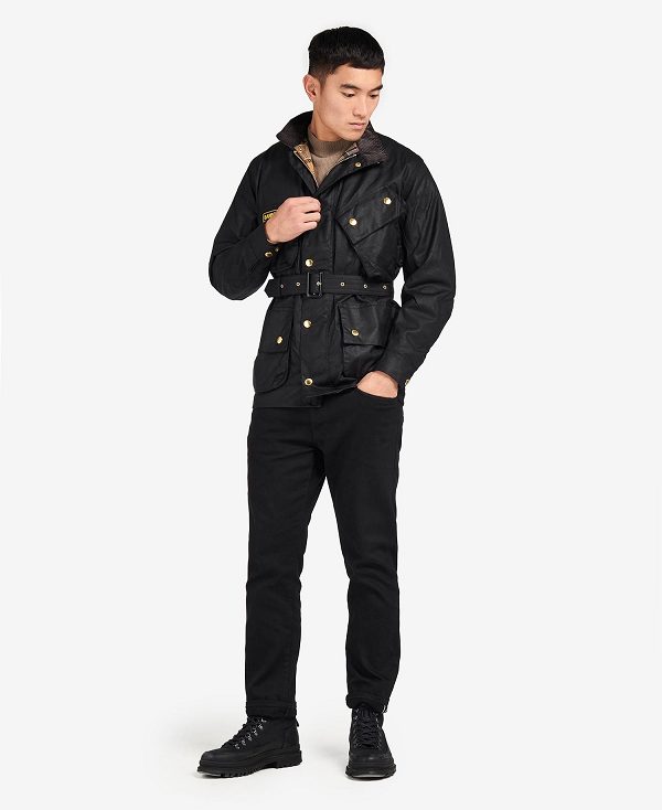 Barbour International Original Waxed Jacket Sort | BABO87186