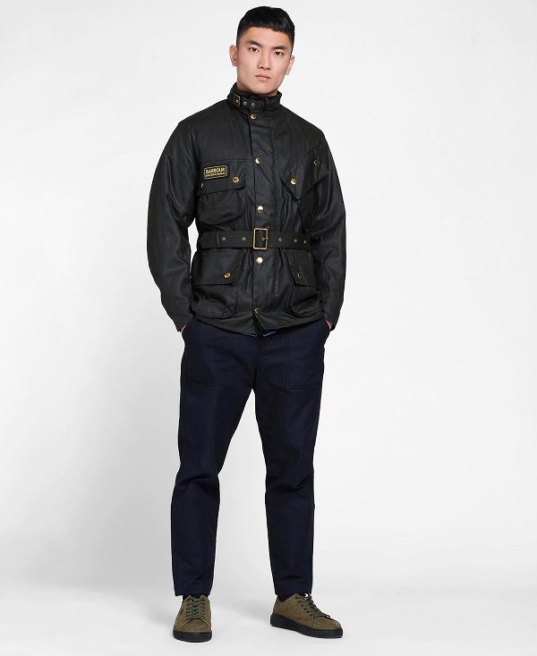 Barbour International Original Waxed Jacket Sort | BABO87159