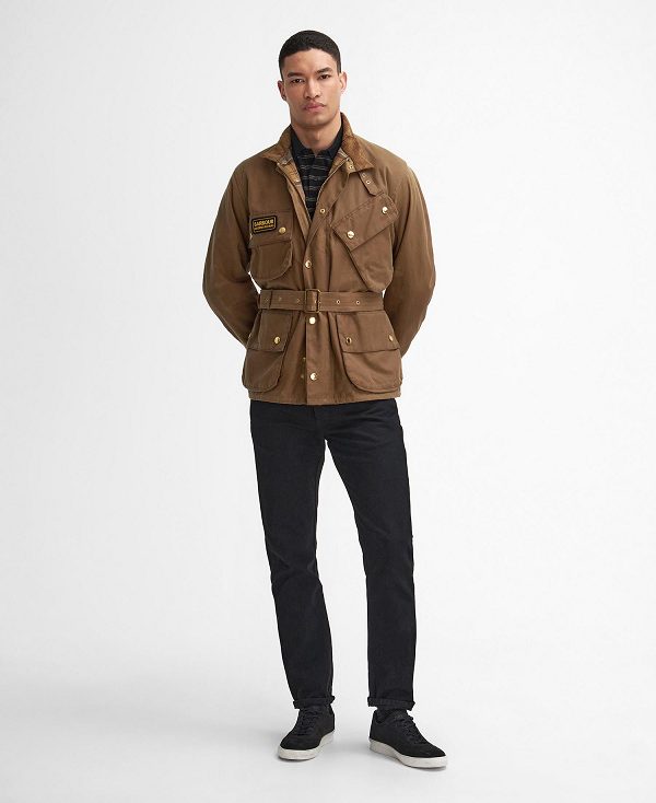 Barbour International Original Waxed Jacket Brune | BABO87160