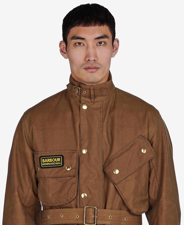 Barbour International Original Waxed Jacket Brune | BABO87160