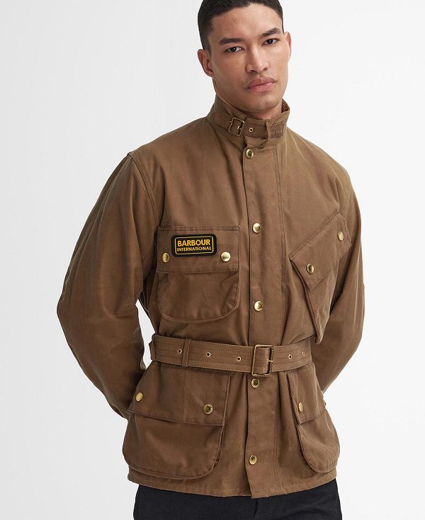 Barbour International Original Waxed Jacket Brune | BABO87160