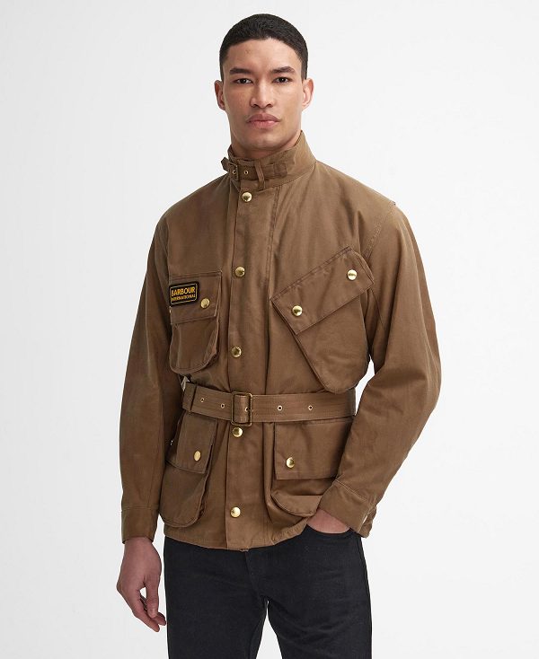 Barbour International Original Waxed Jacket Brune | BABO87160