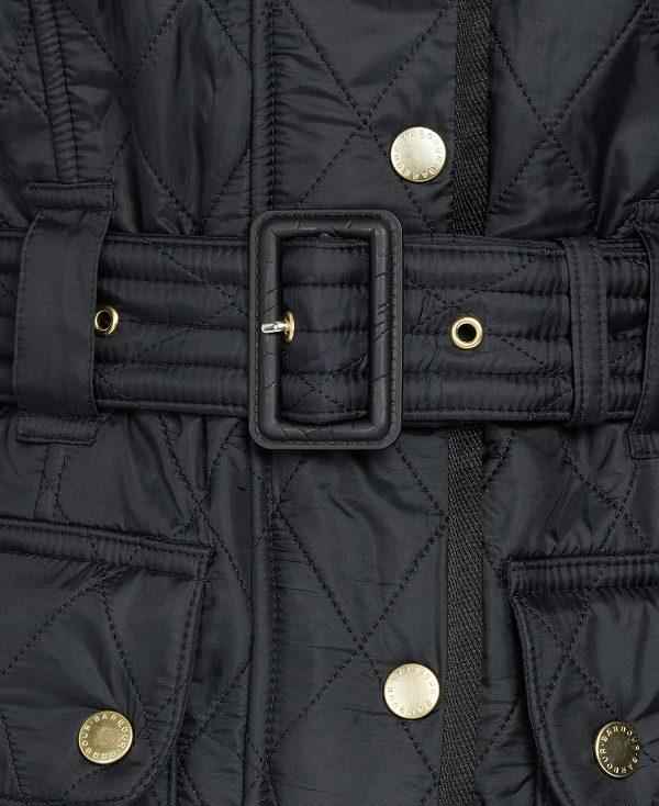 Barbour International Polarquilt Jacket Sort Sort | BABO89254