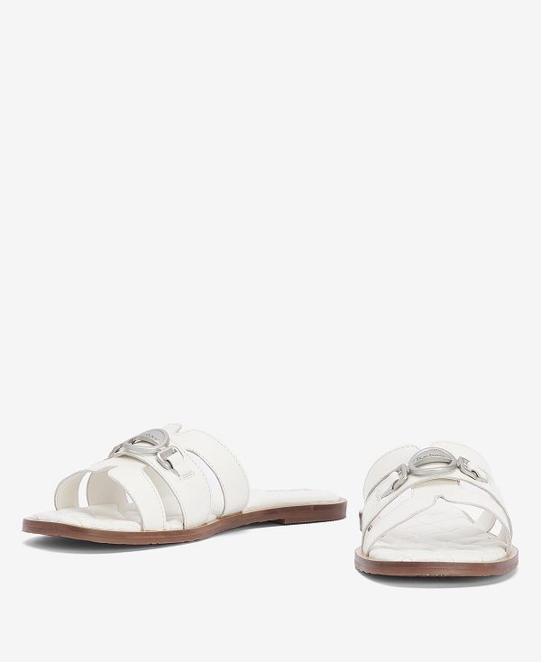 Barbour Ives Sandals Hvide | BABO89903