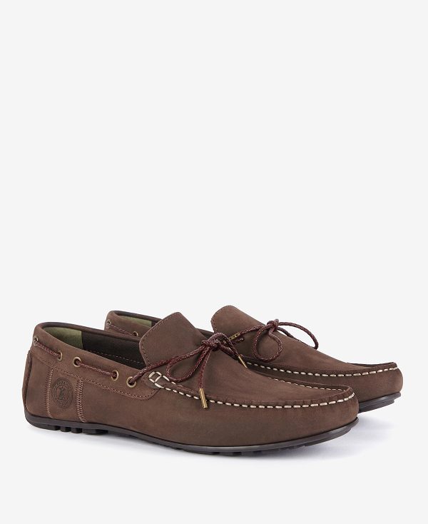 Barbour Jenson Driving Shoes Mørkebrune | BABO88894