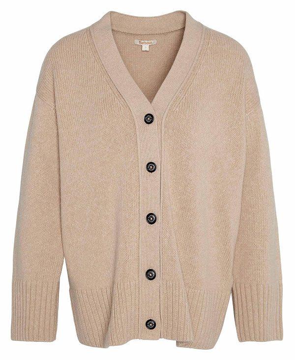 Barbour Joni Cardigan Hvide | BABO89781