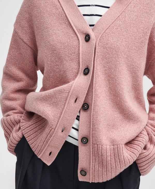 Barbour Joni Cardigan Lyserød | BABO89755