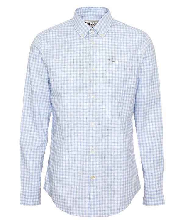 Barbour Kanehill Tailored Shirt Blå | BABO87690