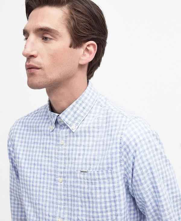 Barbour Kanehill Tailored Shirt Blå | BABO87690