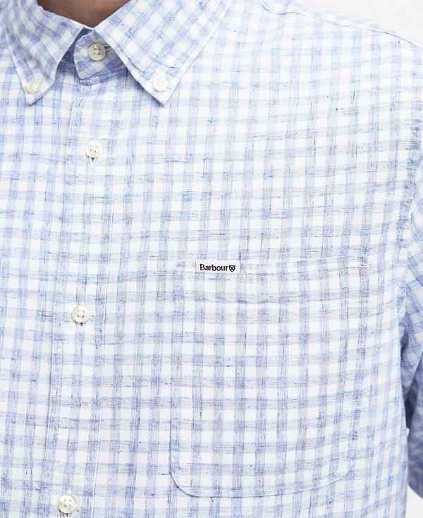 Barbour Kanehill Tailored Shirt Blå | BABO87690