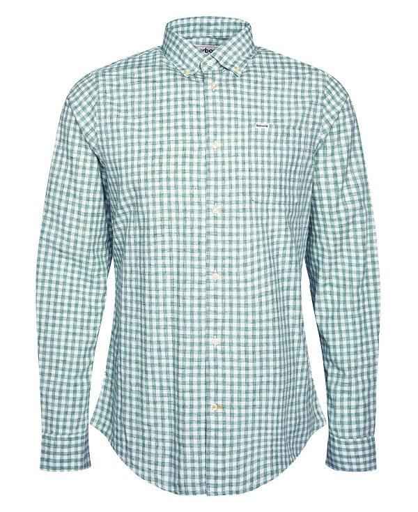 Barbour Kanehill Tailored Shirt Grøn | BABO87689