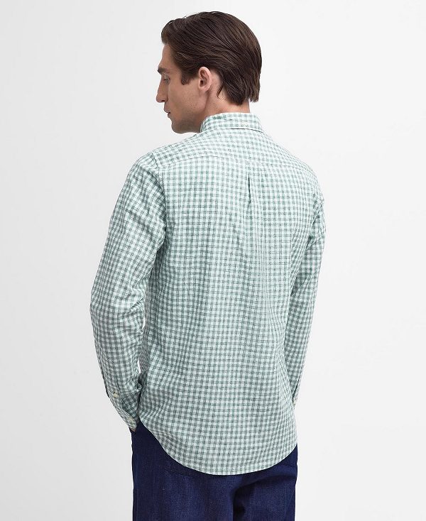 Barbour Kanehill Tailored Shirt Grøn | BABO87689