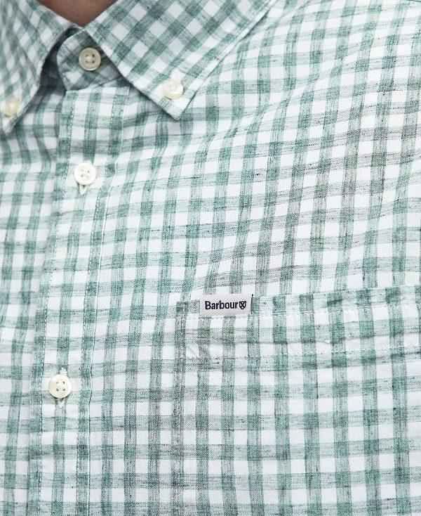 Barbour Kanehill Tailored Shirt Grøn | BABO87689