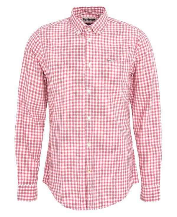 Barbour Kanehill Tailored Shirt Lyserød | BABO87688