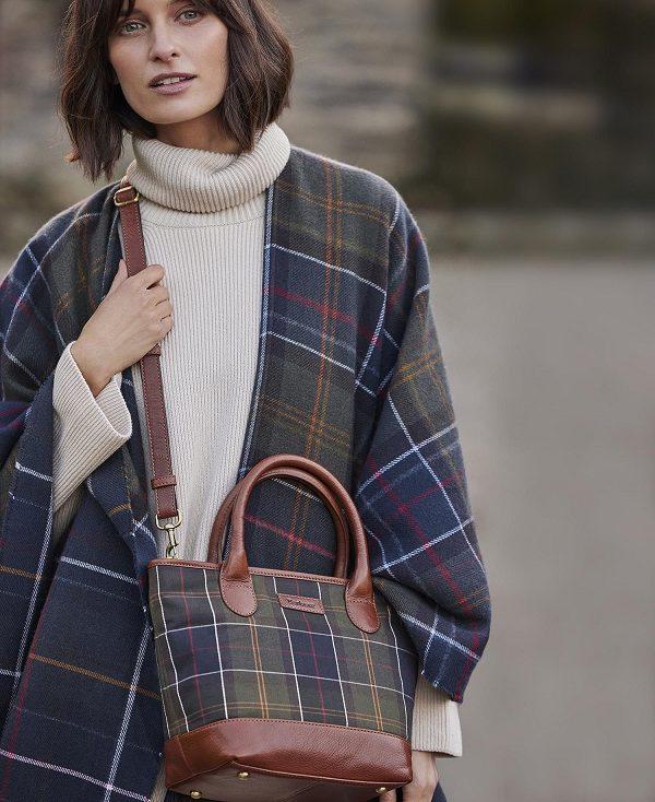 Barbour Katrine Tote Bag Tartan | BABO89951