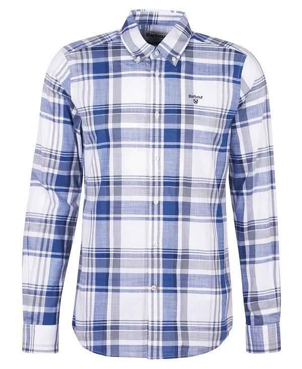 Barbour Kidd Tailored Shirt Mørkeblå | BABO87598