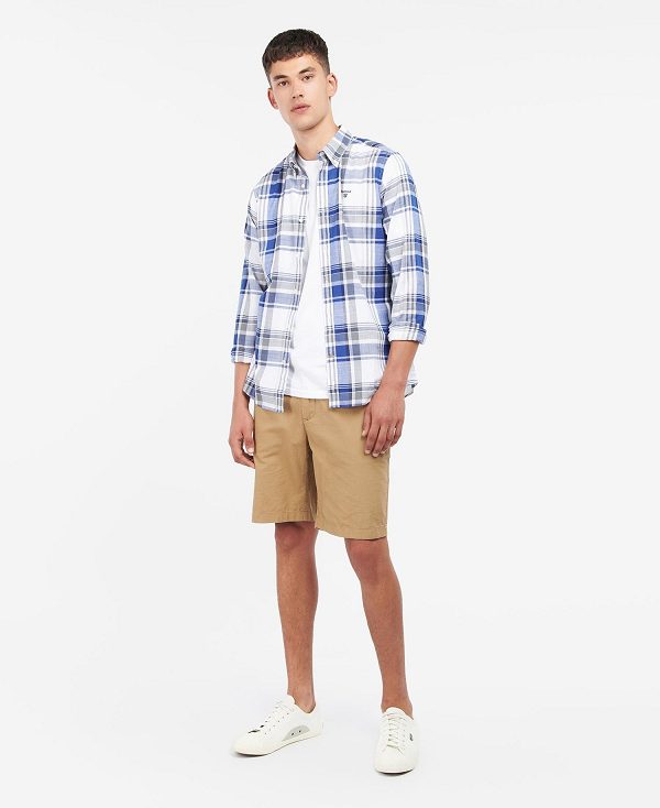 Barbour Kidd Tailored Shirt Mørkeblå | BABO87598