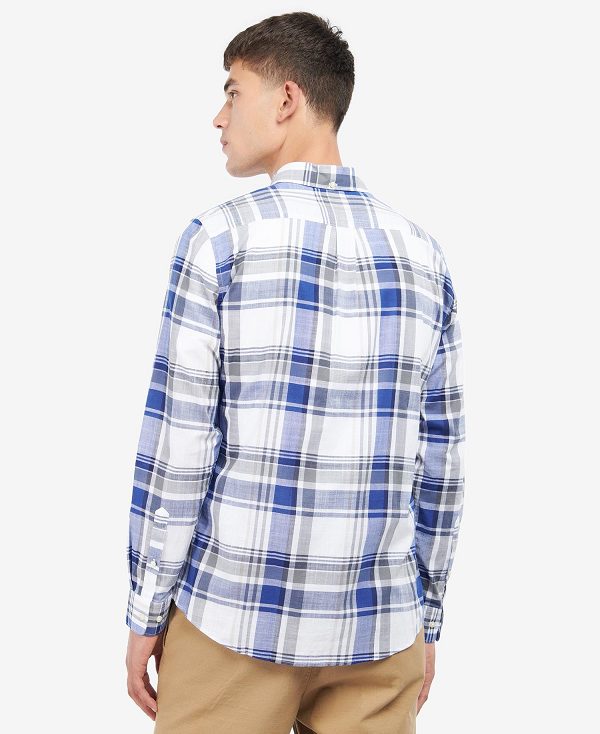 Barbour Kidd Tailored Shirt Mørkeblå | BABO87598