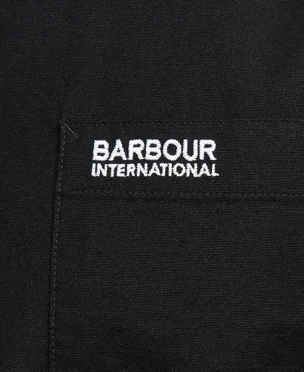 Barbour Kinetic Tailored Long-sleeved Shirt Sort | BABO87649