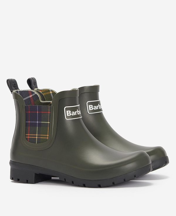 Barbour Kingham Wellingtons Olivengrøn | BABO89920