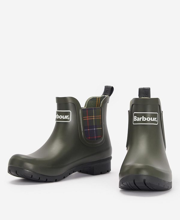 Barbour Kingham Wellingtons Olivengrøn | BABO89920