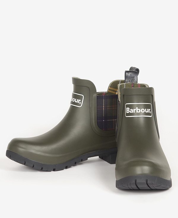 Barbour Kingham Wellingtons Olivengrøn | BABO89920