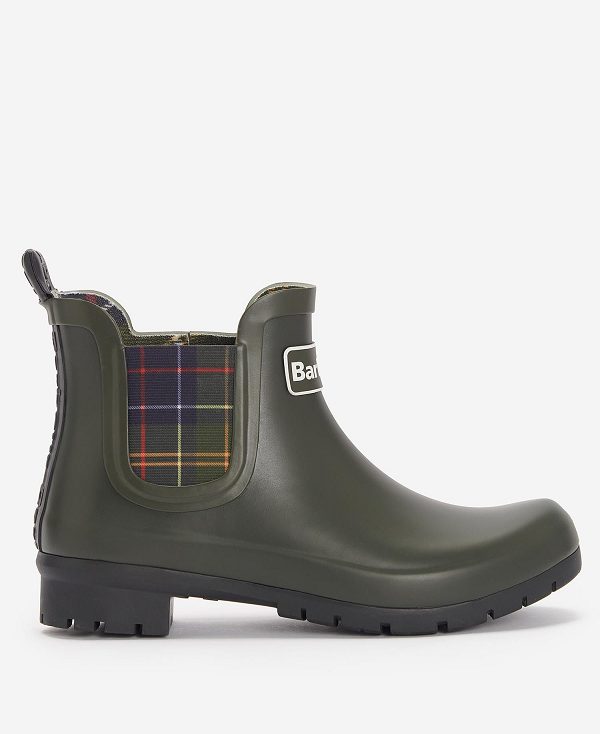 Barbour Kingham Wellingtons Olivengrøn | BABO89920