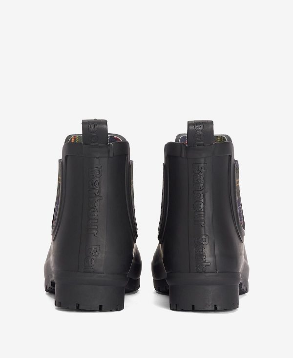 Barbour Kingham Wellingtons Sort | BABO89927