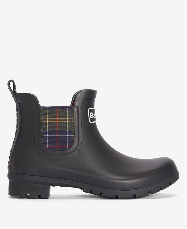 Barbour Kingham Wellingtons Sort | BABO89927