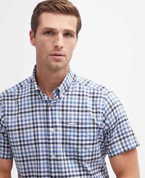 Barbour Kinson Tailored Shirt Mørkeblå | BABO87738