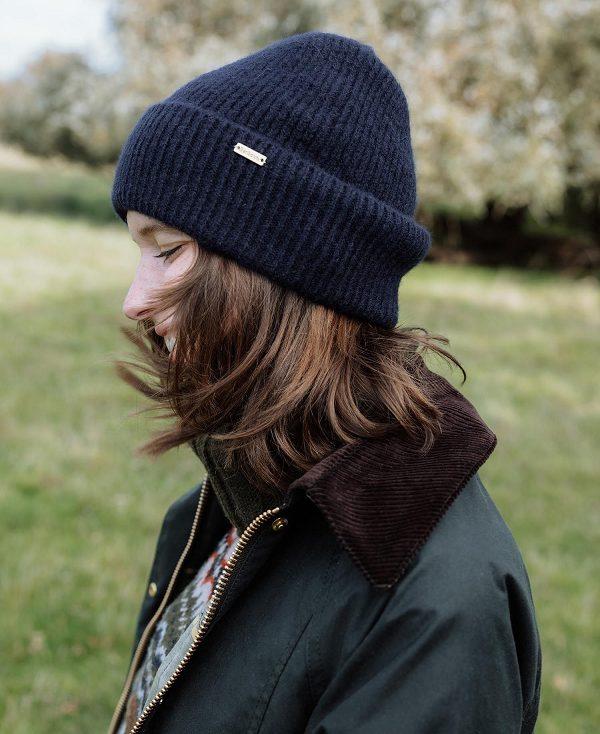 Barbour Kirton Beanie Mørkeblå | BABO90011