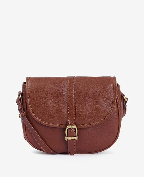 Barbour Laire Medium Saddle Bag Brune | BABO89953