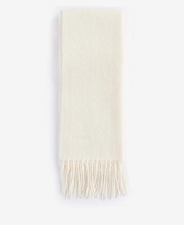 Barbour Lambswool Woven Scarf Lyserød | BABO90116