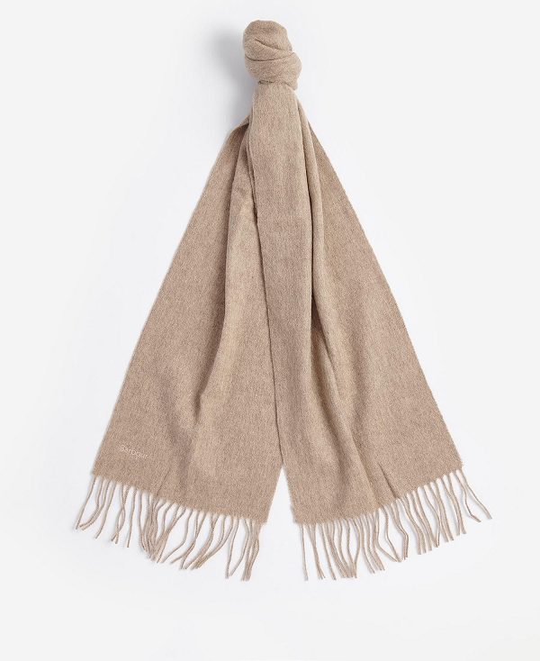 Barbour Lambswool Woven Scarf Lyserød | BABO90118