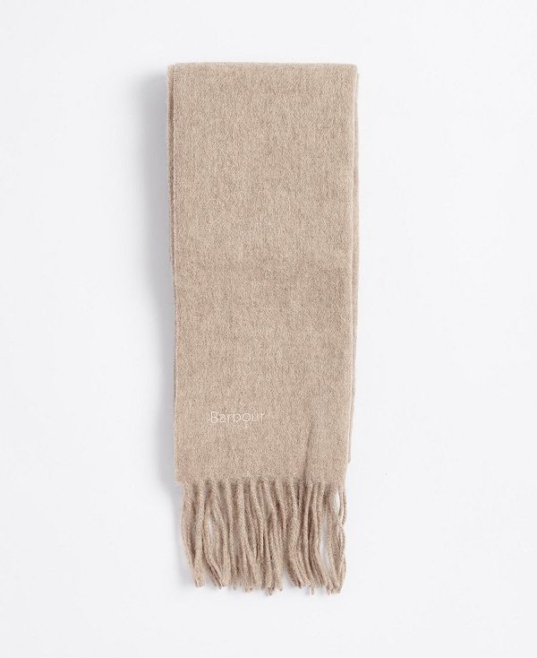 Barbour Lambswool Woven Scarf Lyserød | BABO90118