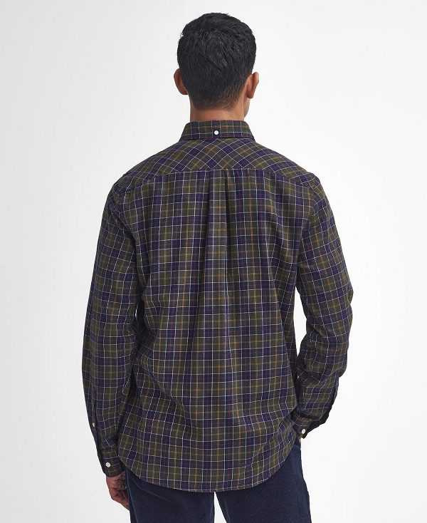 Barbour Lanark Tailored Long-sleeved Shirt Flerfarvede | BABO87843