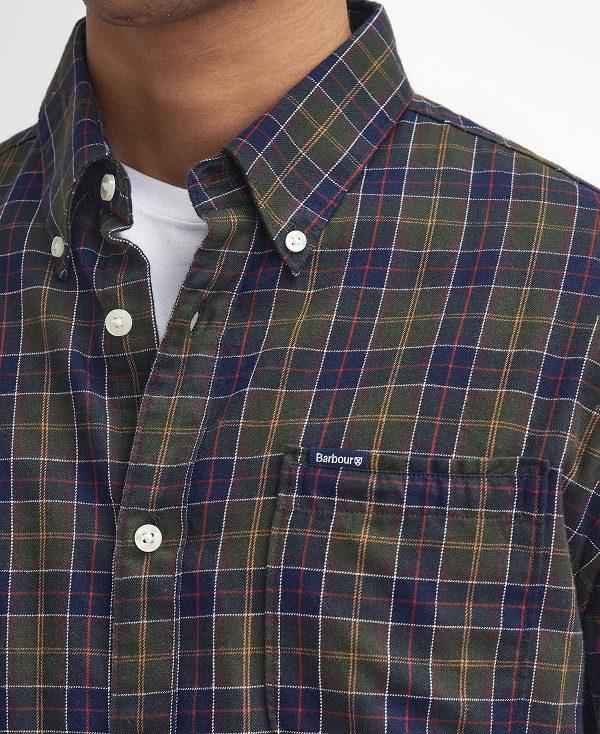 Barbour Lanark Tailored Long-sleeved Shirt Flerfarvede | BABO87843