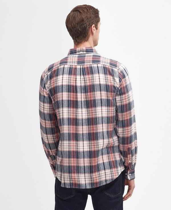 Barbour Laneskin Tailored Long-sleeved Shirt Flerfarvede | BABO87743