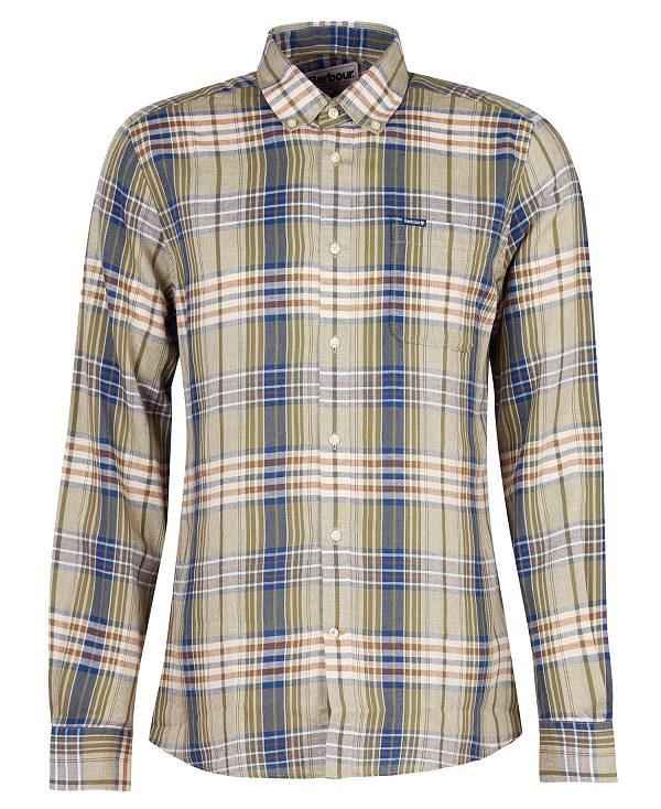 Barbour Laneskin Tailored Shirt Blå | BABO87595