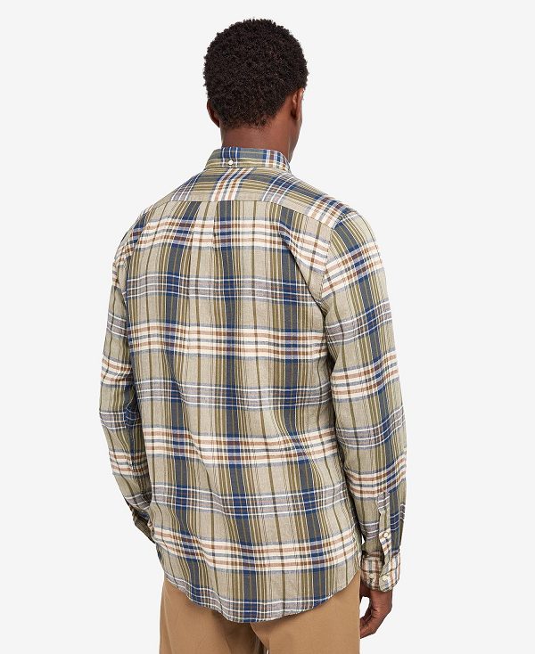 Barbour Laneskin Tailored Shirt Blå | BABO87595