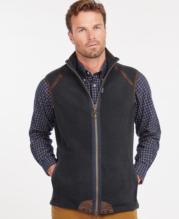 Barbour Langdale Fleece Gilet Mørkeblå | BABO88700