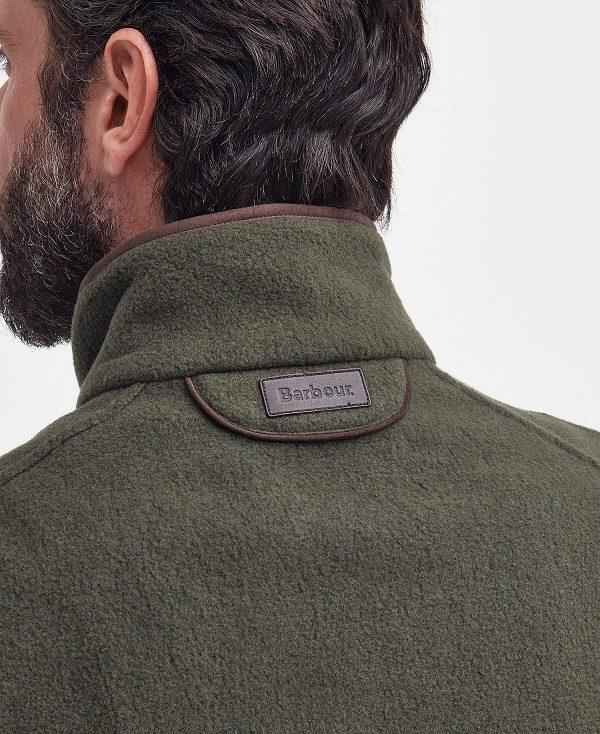 Barbour Langdale Fleece Gilet Olivengrøn | BABO88701