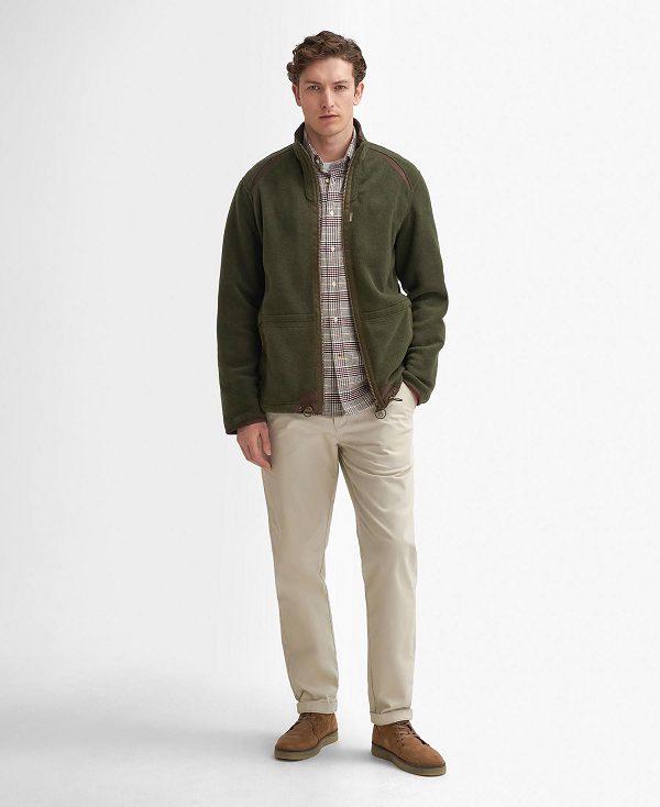 Barbour Langdale Fleece Jacket Grøn | BABO88712