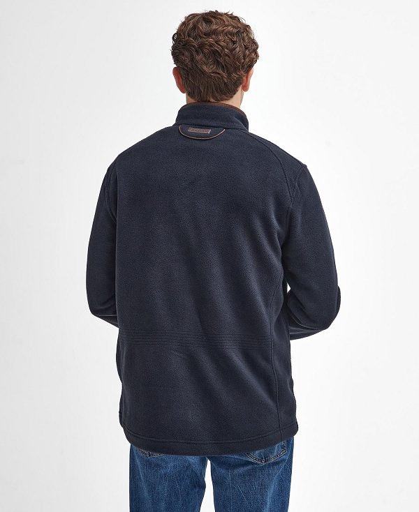 Barbour Langdale Fleece Jacket Mørkeblå | BABO88713