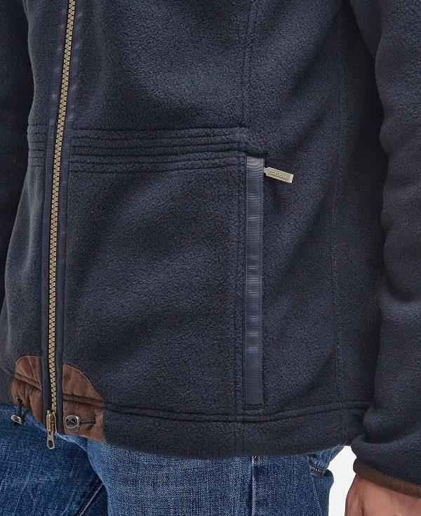 Barbour Langdale Fleece Jacket Mørkeblå | BABO88713