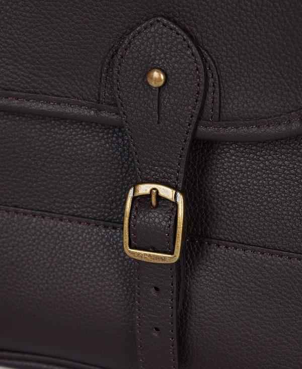 Barbour Leather Briefcase Chokolade | BABO88935