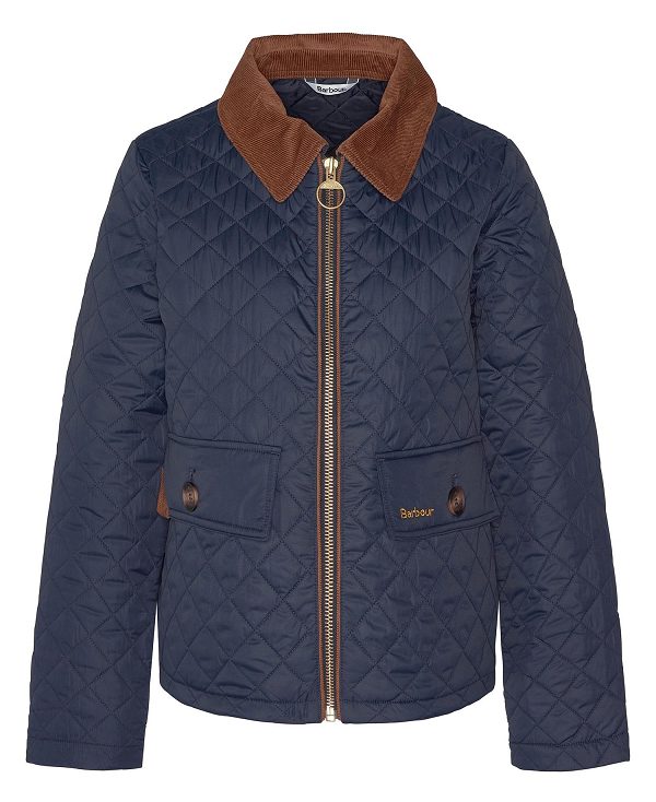 Barbour Leia Quilted Jacket Mørkeblå | BABO89320