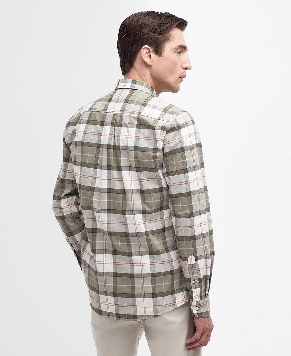 Barbour Lewis Tailored Long-sleeved Shirt Tartan | BABO87748